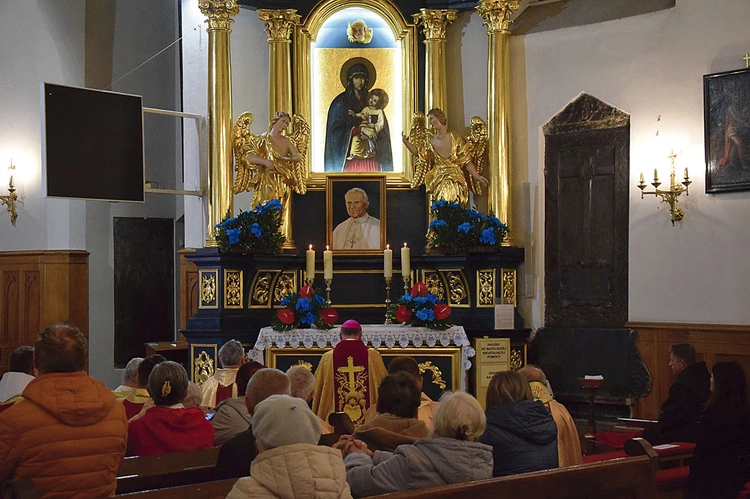 Powitanie wizerunku w kościele bernardyńskim pw. św. Katarzyny.