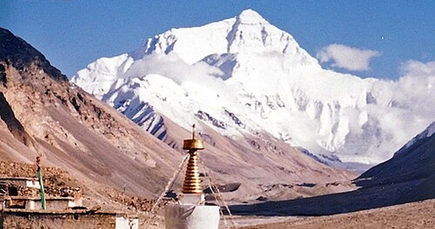 Mount Everest od strony Tybetu