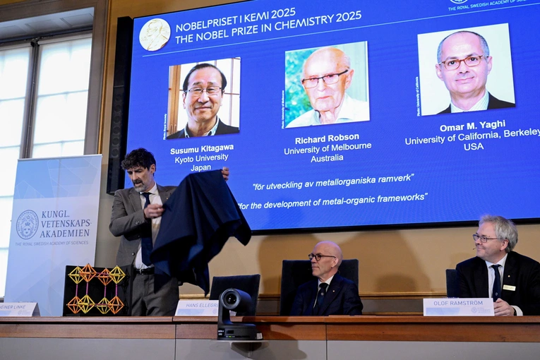 Nobel z chemii 2025: sieci metaloorganiczne, czyli ażurowy materiał przyszłości
