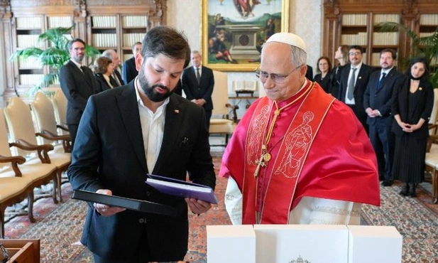 Leon XIV przyjął prezydenta Chile