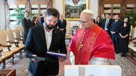 Leon XIV przyjął prezydenta Chile
