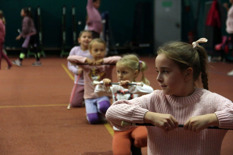 Trening mażoretek Mini Magnolia, mistrzyń świata z Kotulina