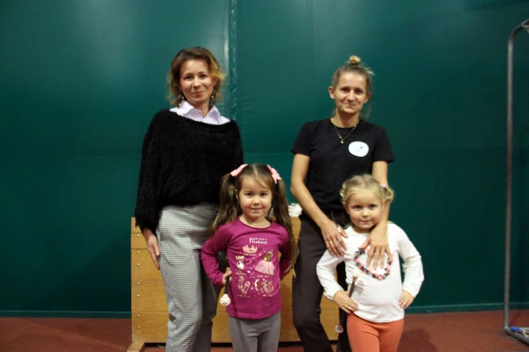 Trening mażoretek Mini Magnolia, mistrzyń świata z Kotulina