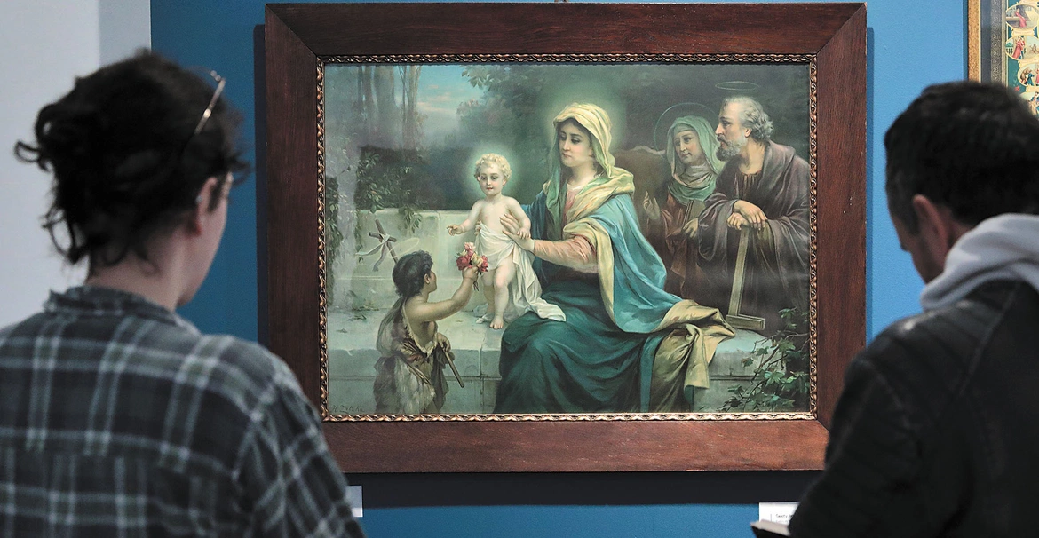 Oleodruki – nabożny kicz czy świadectwo autentycznej religijności? Zwiedzamy wystawę „Święci na sprawy wszelkie” 
