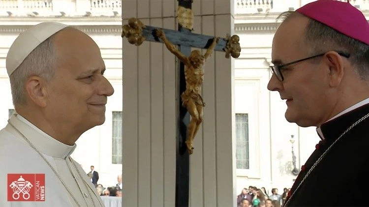 Pielgrzymi z archidiecezji katowickiej na audiencji generalnej papieża Leona XIV