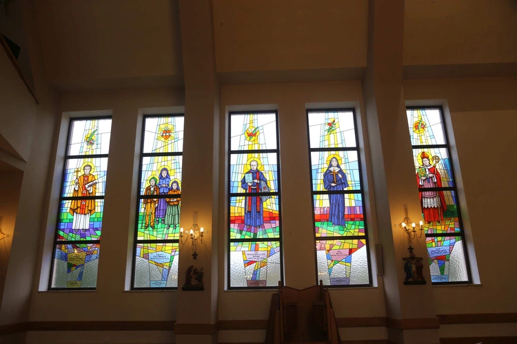 Witraże w Dębowej