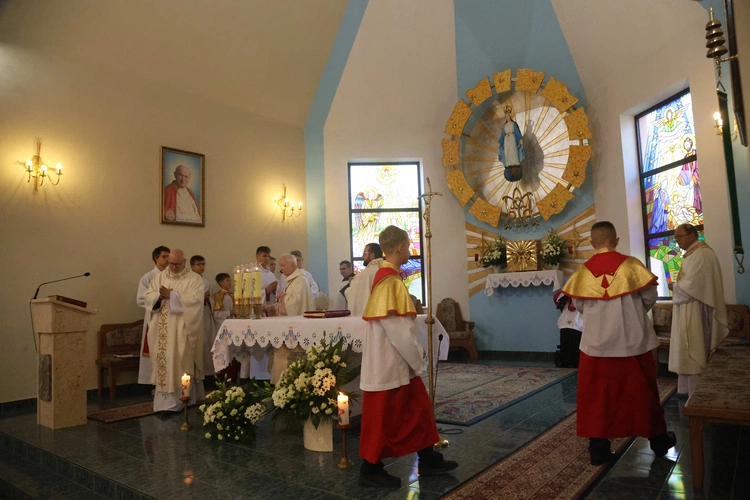 Witraże w Dębowej