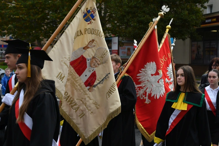 Szkoły noszące imię Jana Pawła II w tym roku przyjechały do Sulęcina