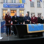 Pielgrzymka mieszkańców Trzebnicy do grobu św. Jadwigi Śląskiej - poświęcenie sztandaru gminy