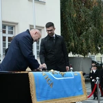 Pielgrzymka mieszkańców Trzebnicy do grobu św. Jadwigi Śląskiej - poświęcenie sztandaru gminy