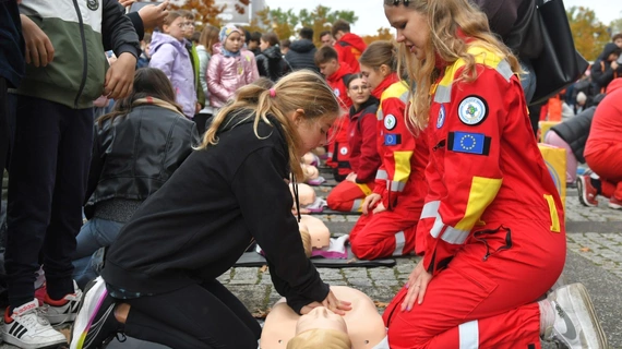 Niecodzienna lekcja pierwszej pomocy na ulicach Zielonej Góry