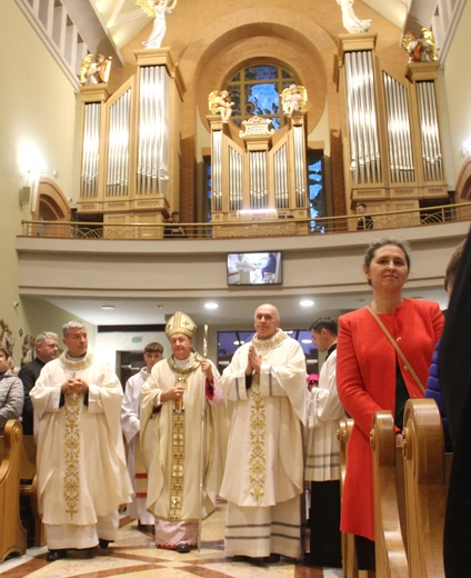 Poświęcenie organów kościele św. Jana Pawła II w Nowym Sączu