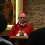 Płock. Spotkanie rodzin misjonarzy z bp. Szymonem Stułkowskim