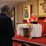 Płock. Spotkanie rodzin misjonarzy z bp. Szymonem Stułkowskim