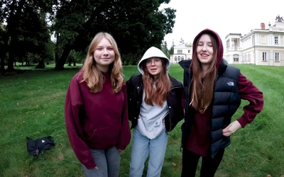 Kadr z uczniowskiego dzieła.