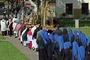  Procesja z relikwiami śląskiej księżnej po Eucharystii.