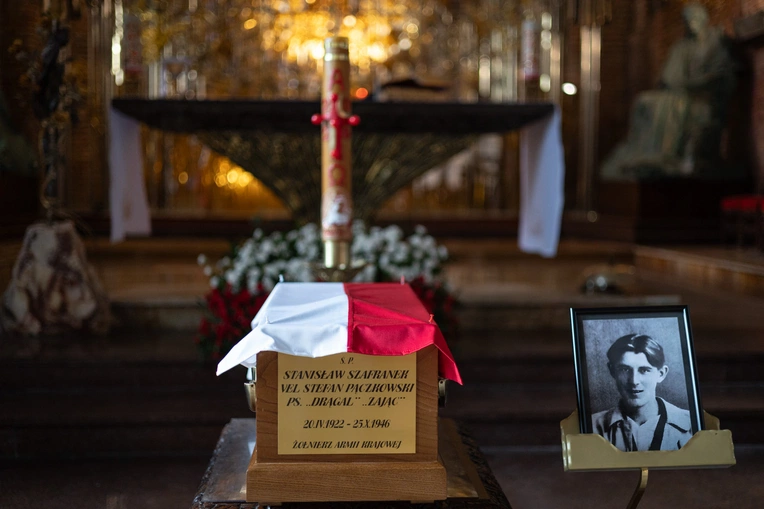 Pogrzeb Stanisława Szafranka - żołnierza niezłomnego