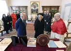 Watykan: Historyczna modlitwa papieża i brytyjskiej pary królewskiej 