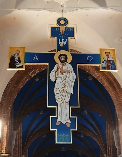 Nowy krzyż w głogowskiej kolegiacie