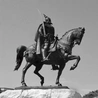 Pomnik Skanderbega w Tiranie, stolicy Albanii.