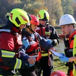 Wodne ćwiczenia straży pożarnej