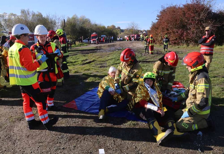 Wodne ćwiczenia straży pożarnej
