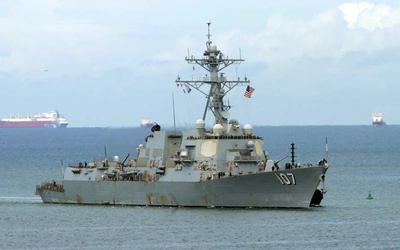 Amerykański niszczyciel w pobliżu Wenezueli