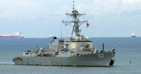 Amerykański niszczyciel w pobliżu Wenezueli