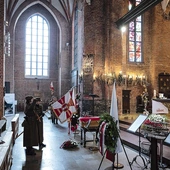 Msza św. żałobna była celebrowana w bazylice św. Brygidy.