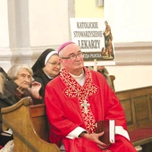 Najliczniejszą grupą była  ponad 20-osobowa reprezentacja Katolickiego Stowarzyszenia Lekarzy z diecezji płockiej.