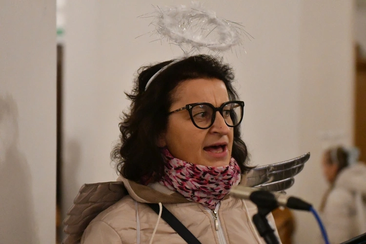 Korowód ze śiętymi na ulicach Świebodzina