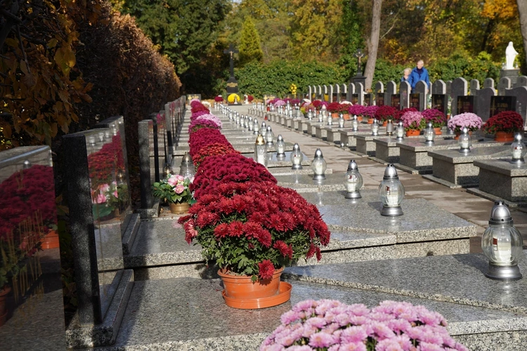 Uroczystość Wszystkich Świętych w kościele i na cmentarzu św. Wawrzyńca we Wrocławiu