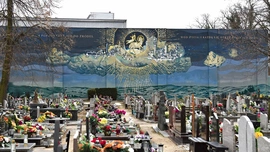 Wschowski mural przypomina prawdę o zbawieniu, jedyny taki w Polsce!