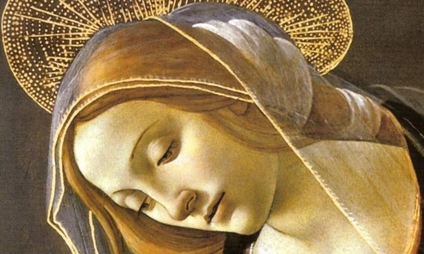 Niepokalanie Poczęta przedstawiona na obrazie