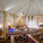 Nawiedzenie figury św. Michała Archanioła w Komorowie