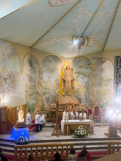 Nawiedzenie figury św. Michała Archanioła w Komorowie