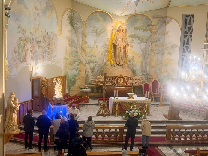 Nawiedzenie figury św. Michała Archanioła w Komorowie