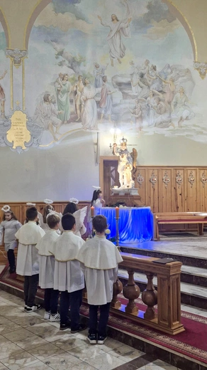 Nawiedzenie figury św. Michała Archanioła w Komorowie