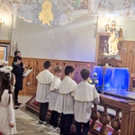 Nawiedzenie figury św. Michała Archanioła w Komorowie