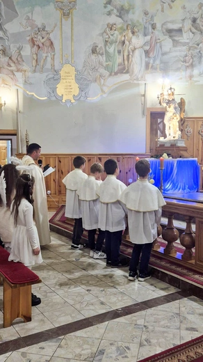 Nawiedzenie figury św. Michała Archanioła w Komorowie