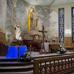 Nawiedzenie figury św. Michała Archanioła w Komorowie