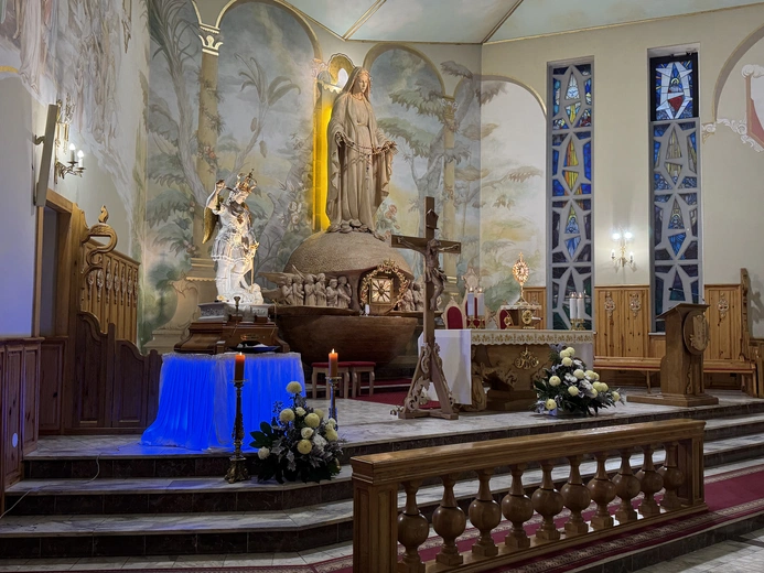 Nawiedzenie figury św. Michała Archanioła w Komorowie