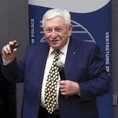 Prof. Edward Pliński mówił o śląskich noblistach. 