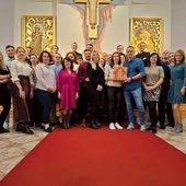 Uczestnicy rekolekcji w kaplicy WSD w Radomiu.