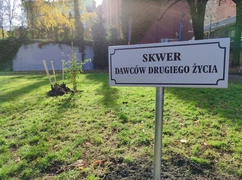 Zabrze. Powstał skwer Dawców Drugiego Życia