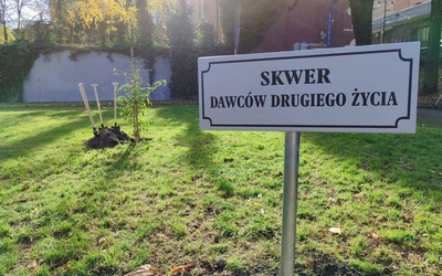 Zabrze. Powstał skwer Dawców Drugiego Życia