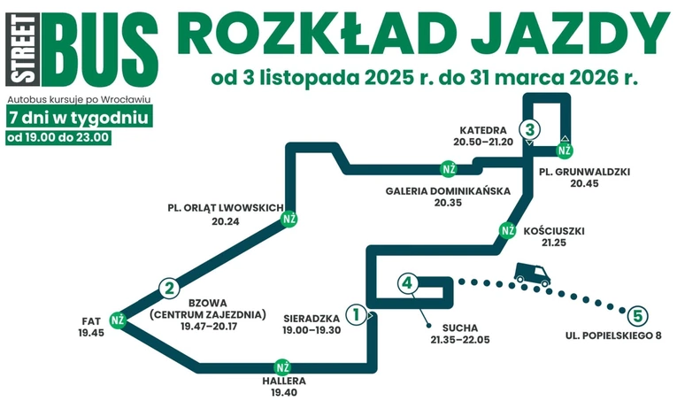 Streetbus już kursuje po Wrocławiu
