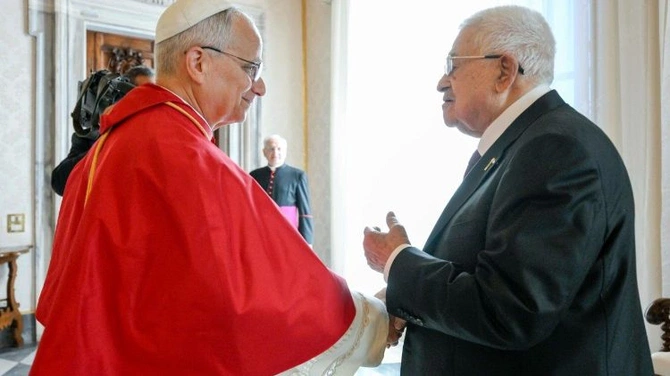 Papież spotkał się z prezydentem Palestyny