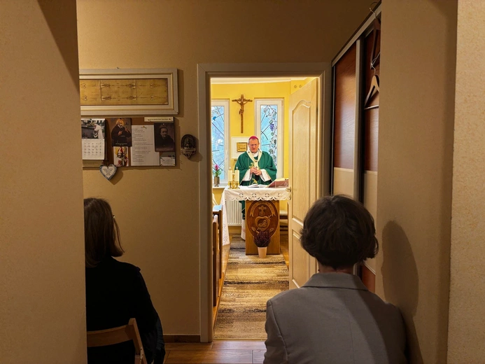 Poświęcenie nowego domu sióstr honoratek