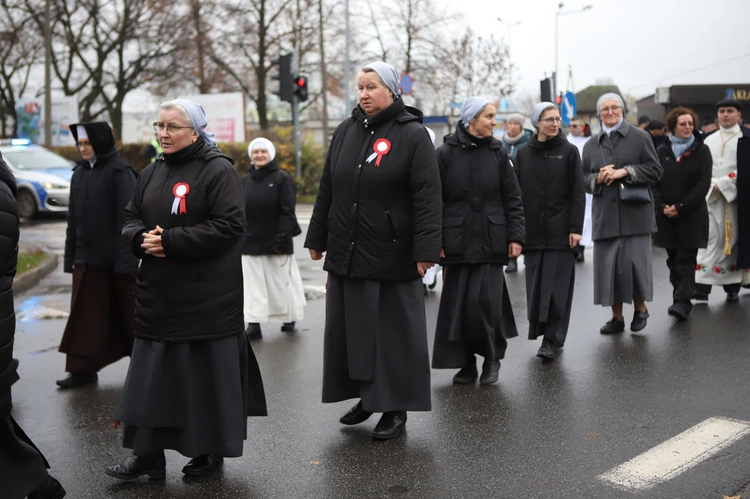 Obchody patronalne diecezji. Procesja z relikwiami św. Wiktorii 